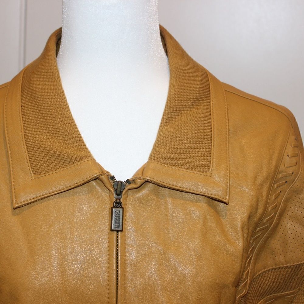 Maxini Leather Jacket Men Size Large - Picture 4 of 16